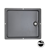 Coin door blank with frame