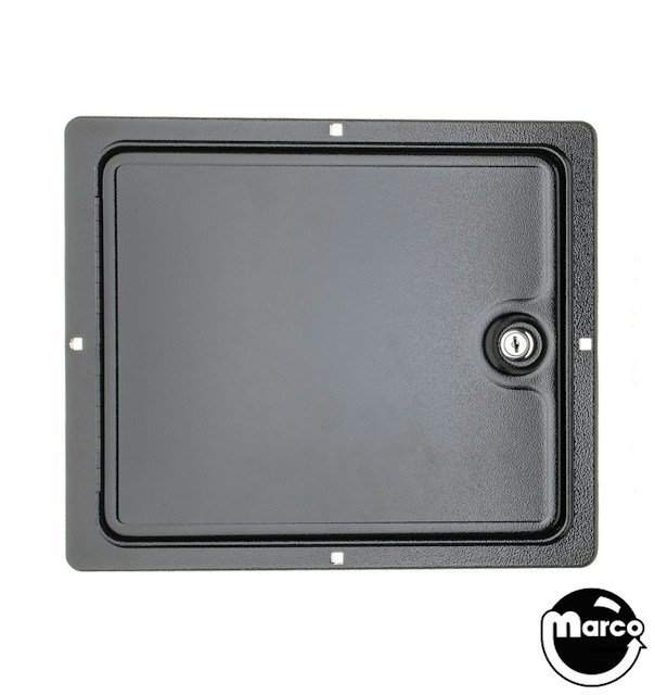 Coin door blank with frame