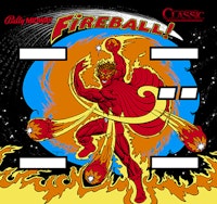 FIREBALL CLASSIC (Bally) Backglass