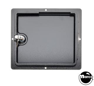 Coin door blank with frame