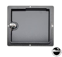 Coin door blank with frame