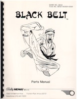 BLACK BELT (Bally) Parts Manual