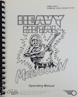 HEAVY METAL MELTDOWN (Bally) Manual set