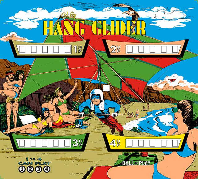 HANG GLIDER Pinball GX100