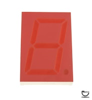 LED block numeric red 7 segment 2.25 inch