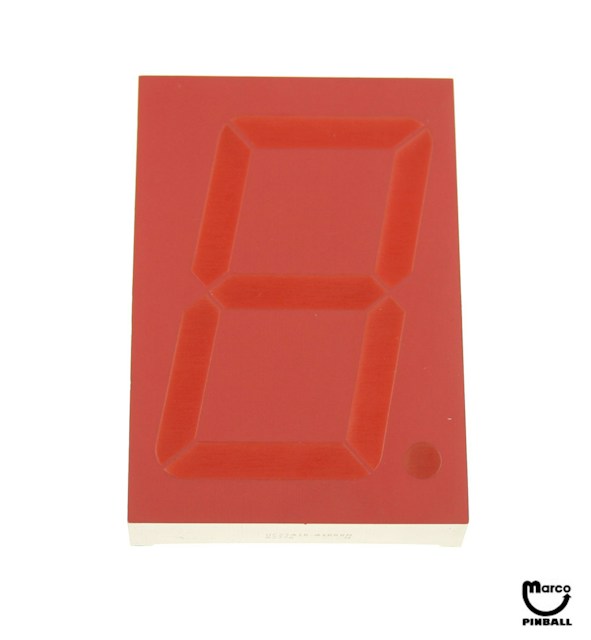 LED block numeric red 7 segment 2.25 inch