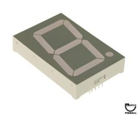 LED block numeric red 7 segment 1.8 inch