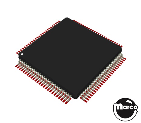 IC - SMD 100 pin LQFP 32 bit 1.65 volt MCU U402 AT91R40008