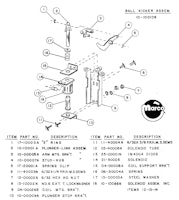 Ball kicker assembly Game Plan