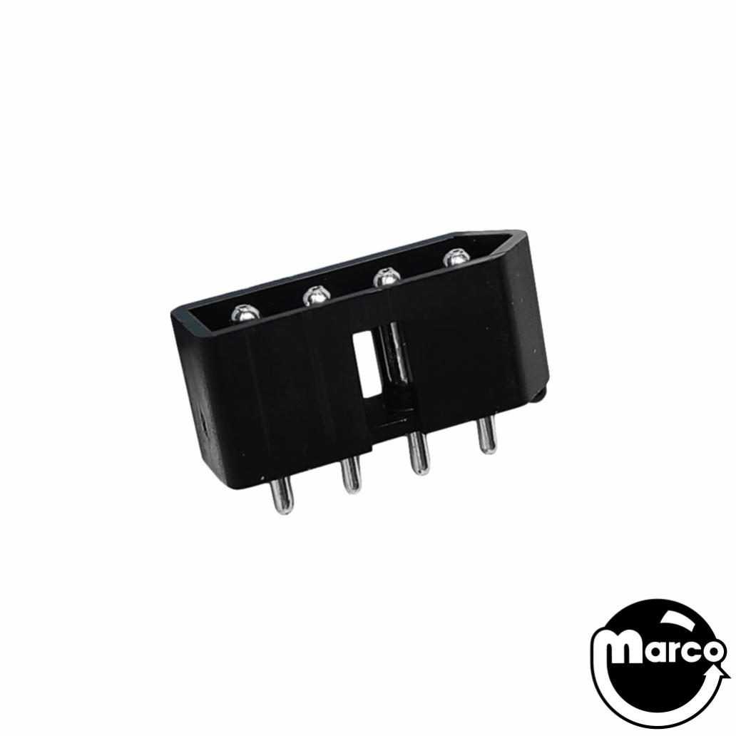 Connector .093 (2.36mm) inch 4 circuit male schrouded connector