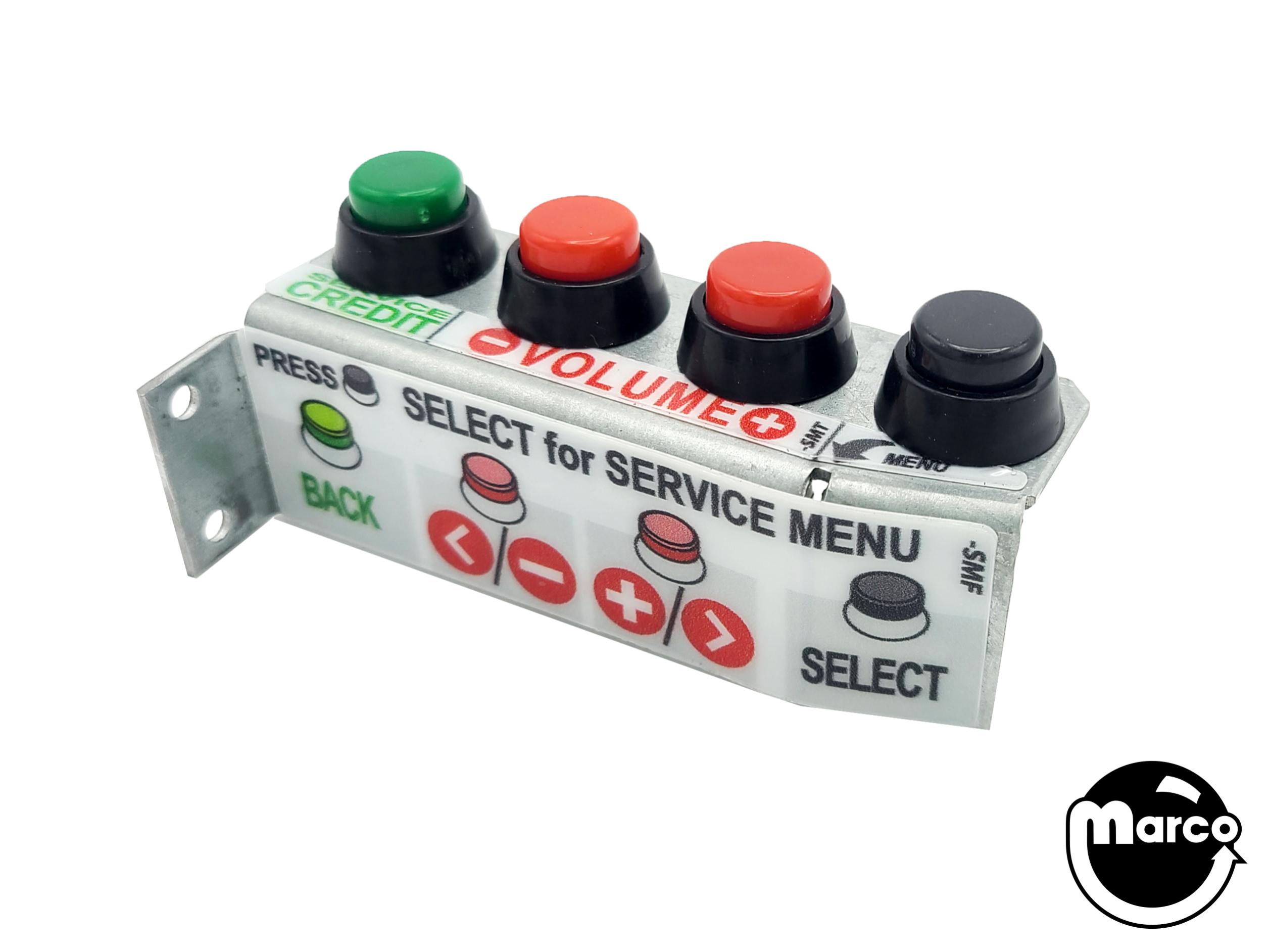 Service switch assembly 4 bank Stern 535-6860-04