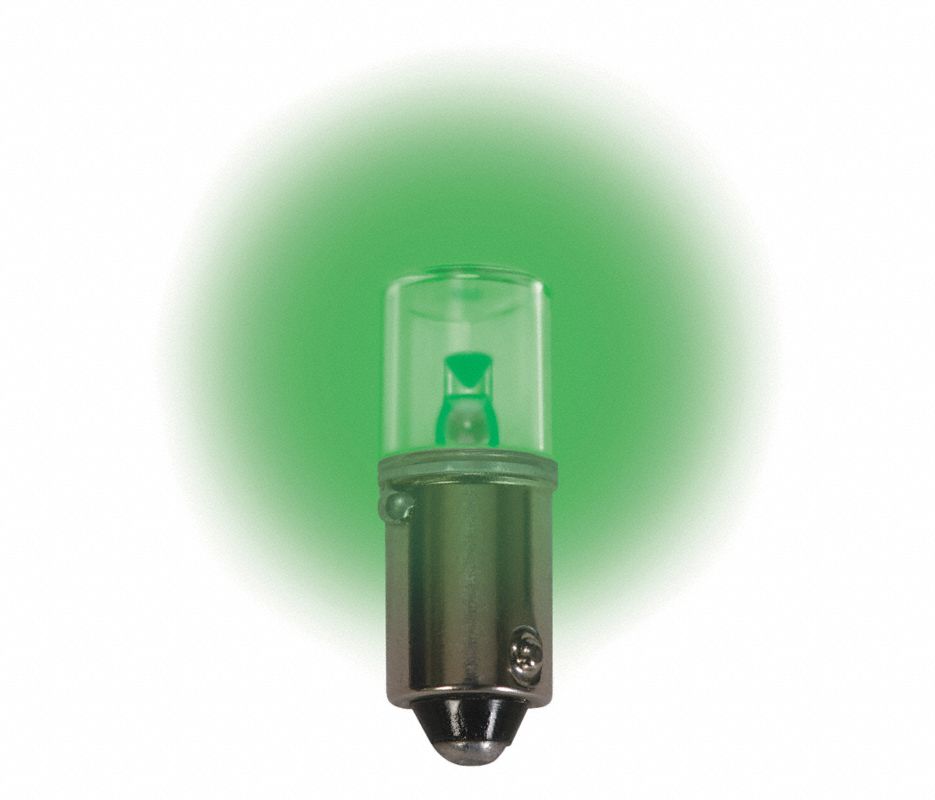 LED lamp - bayonet 12.8v green 20-25ma LM1012MB-G
