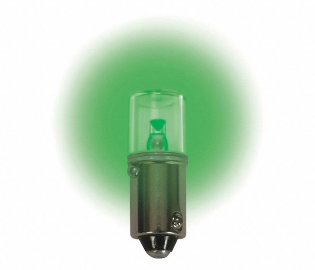LED lamp - bayonet 12.8v green 20-25ma LM1012MB-G