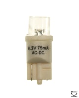 LED module - white 6.3 v wedge base
