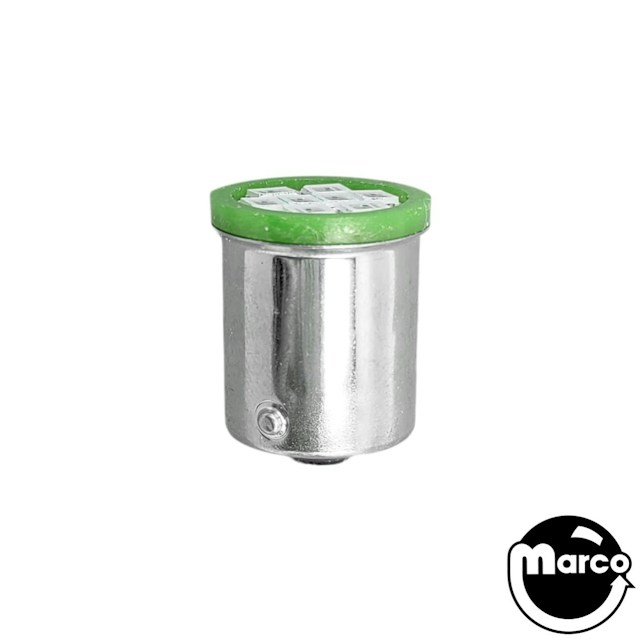 LED lamp #89 base 5v 8 chip green