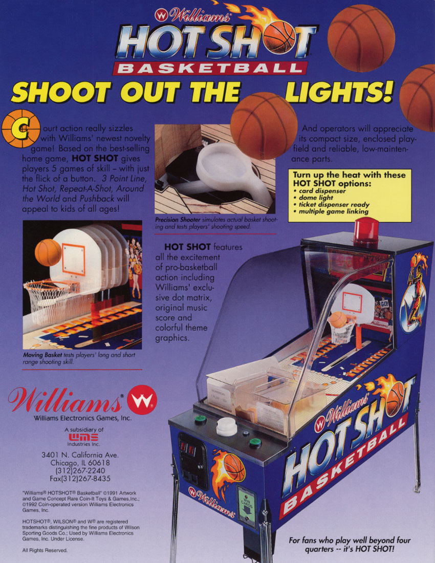 HOT SHOT (Midway) Basketball