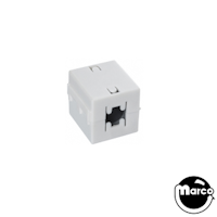 Shaker motor hinged free hanging ferrite core