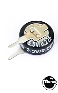 .22f 5.5V Gold SD capacitor