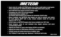 METEOR (Stern) Score cards (8)