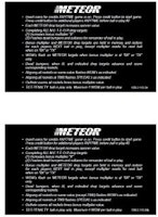 METEOR (Stern) Score cards (8)