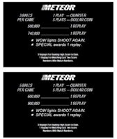 METEOR (Stern) Score cards (8)