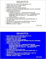 SEAWITCH (Stern) Score cards (4)