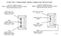 Cabinet card Stern 16B-3 Transformer