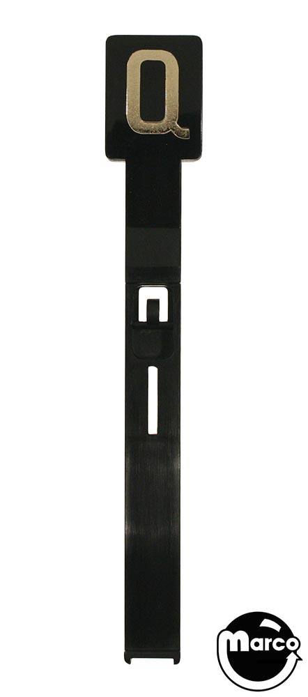 Drop target GTB black/gold 'Q'