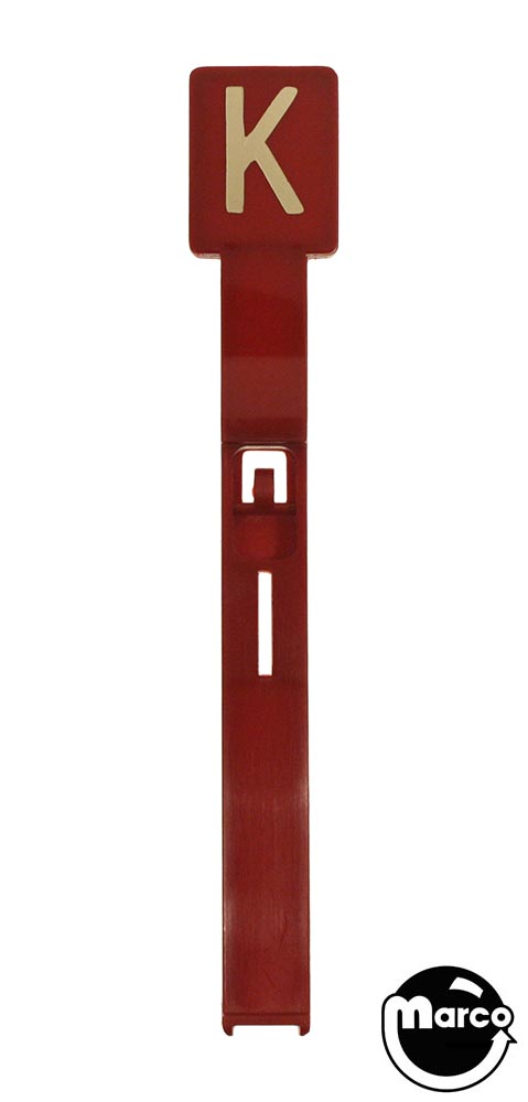Drop target GTB red/gold 'K'