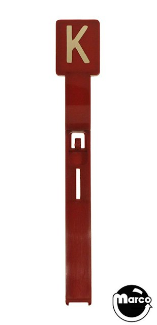 Drop target GTB red/gold 'K'