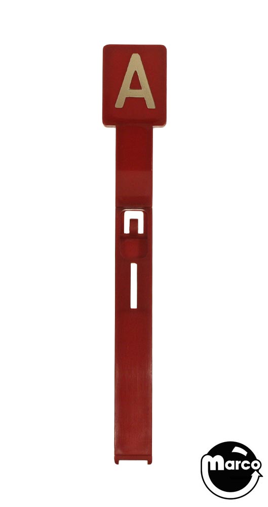 Drop target GTB red/gold 'A'