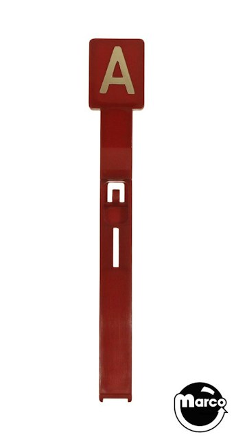 Drop target GTB red/gold 'A'