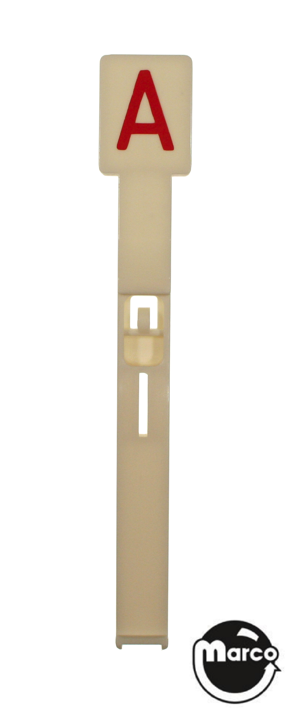 Drop target GTB white/red 'A' A-13449U