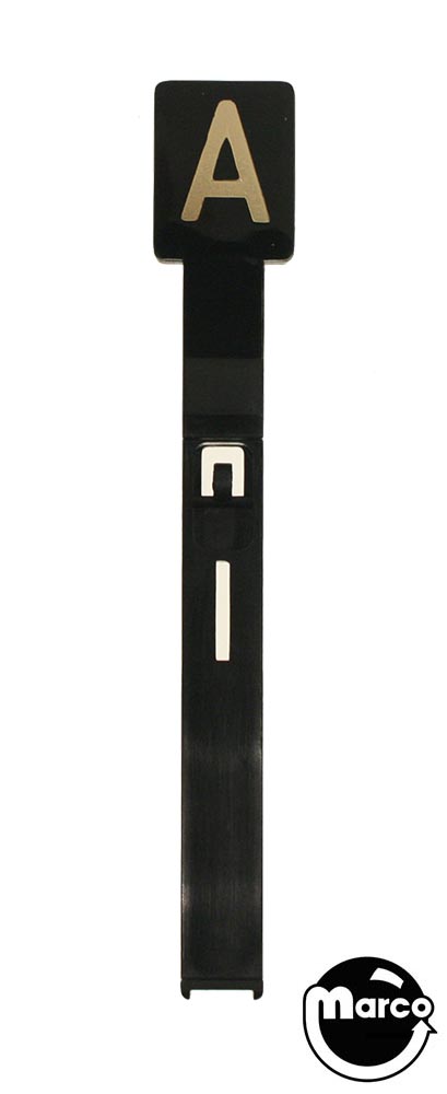 Drop target GTB black/gold 'A'