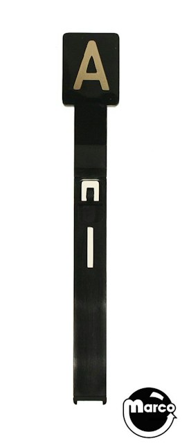 Drop target GTB black/gold 'A'