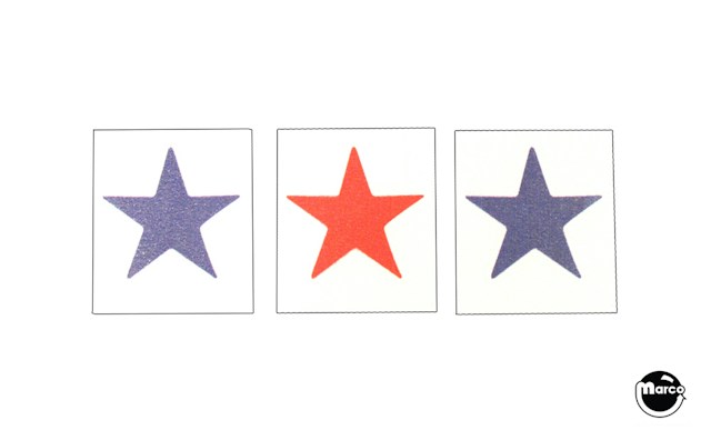 Drop target decal - Stern early star