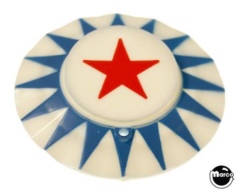 Pop bumper cap red star Stern B/R