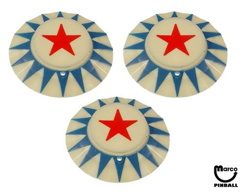 LECTRONAMO (Stern) Pop bumper cap set PCS1437