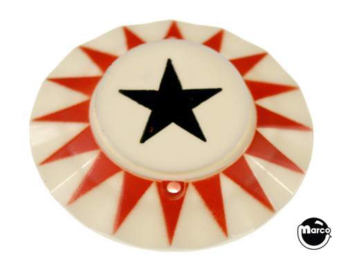 13A-12-2 - Pop bumper cap Stern red sun/black star - Marco