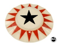 Pop bumper cap Stern red sun/black star