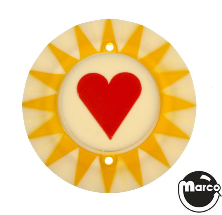 HOT HAND (Stern) Pop bumper cap heart Y/R