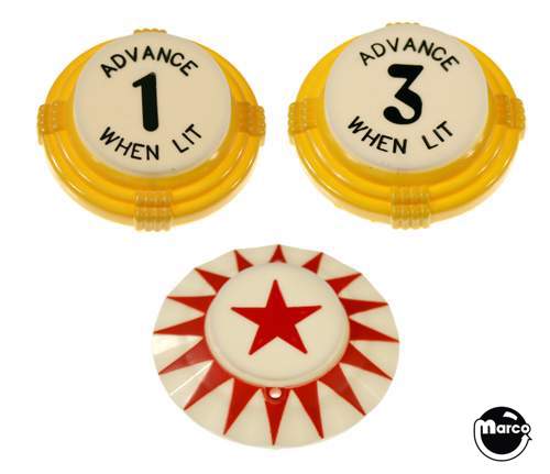 METEOR (Stern) Pop bumper cap set PCS1477