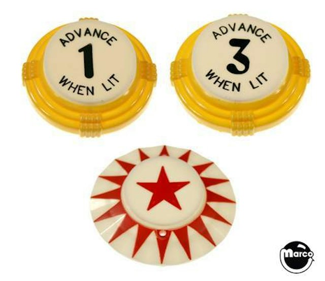 METEOR (Stern) Pop bumper cap set PCS1477
