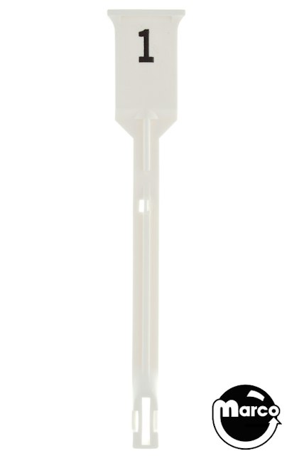 Drop target - Stern Early WHITE '1'