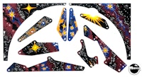 METEOR (Stern) Playfield plastics