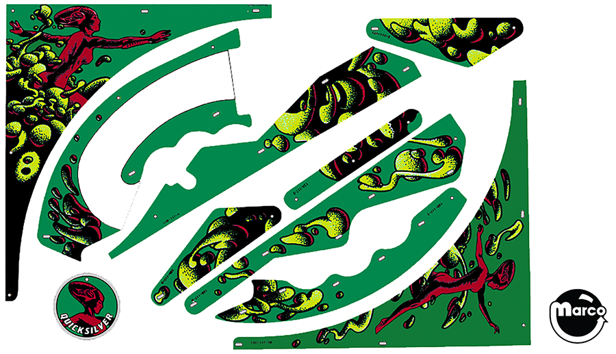 13C-117-X - QUICKSILVER (Stern) Plastic set - Marco Specialties