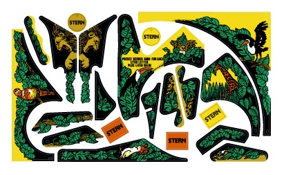 BIG GAME (Stern) Plastic set