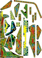LIGHTNING (Stern) Playfield plastics