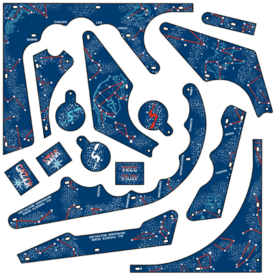 13C-127-X - STAR GAZER (Stern) Plastic set - Marco Specialties