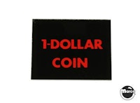 Price plate CCM/Stern 1 Dollar Coin